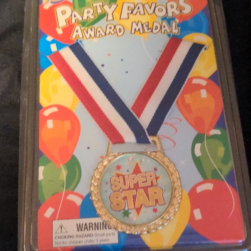 Bundle of 2 Super Star Award Medal